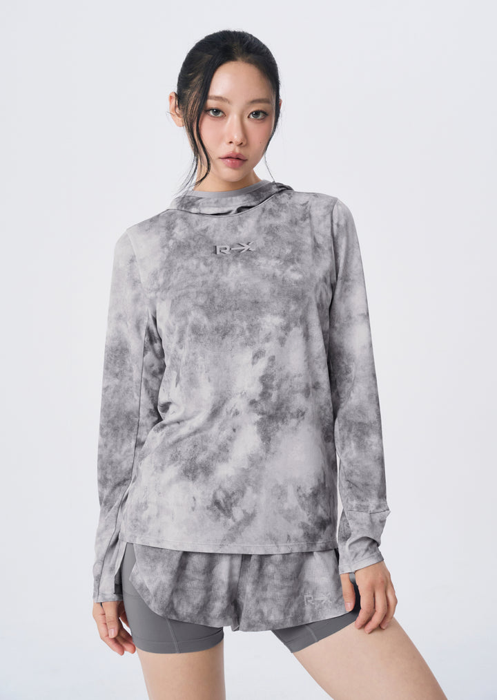 RX Mesh Run Tie-Dye Hoodie