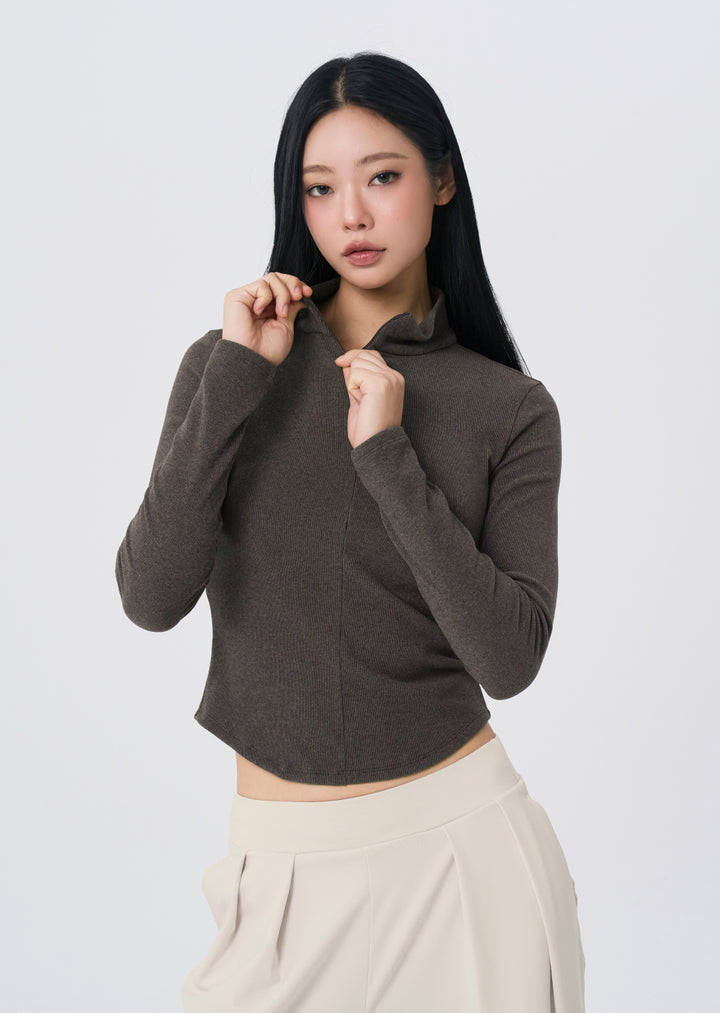 Warm Smooth Half-Zip Long Sleeve