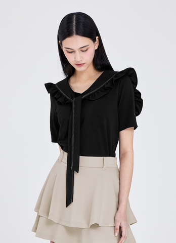 Golf Sailor Frill Collar Short Sleeve Golf Sailor Frill Collar Short Sleeve