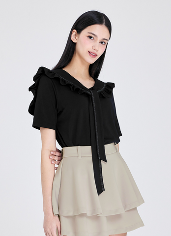 Golf Sailor Frill Collar Short Sleeve Golf Sailor Frill Collar Short Sleeve