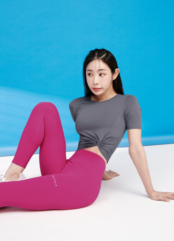 Fresh Feather Twist Crop Short Sleeve Fresh Feather Twist Crop Short Sleeve