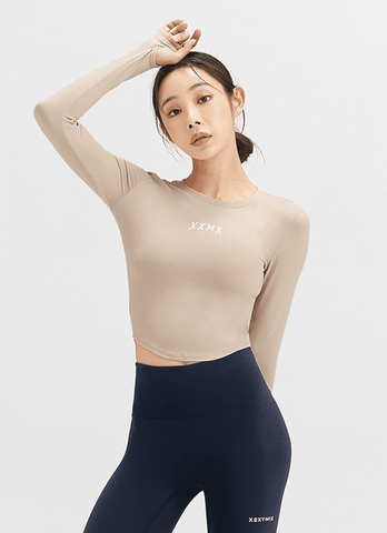 Cotton Like Finger Hole Long Sleeve Cotton Like Finger Hole Long Sleeve