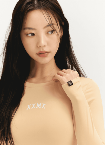 Cotton Like Finger Hole Long Sleeve Cotton Like Finger Hole Long Sleeve