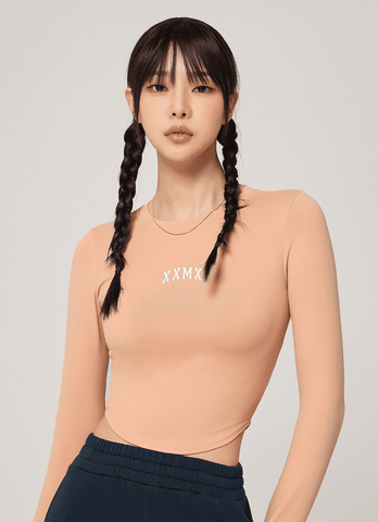 Cotton Like Finger Hole Long Sleeve Cotton Like Finger Hole Long Sleeve