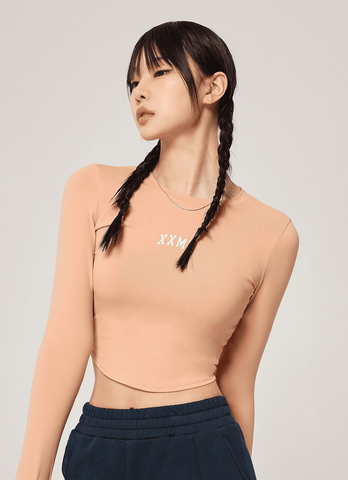 Cotton Like Finger Hole Long Sleeve Cotton Like Finger Hole Long Sleeve