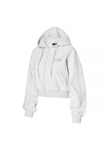 Warm Cotton Crop Hood Zip-up