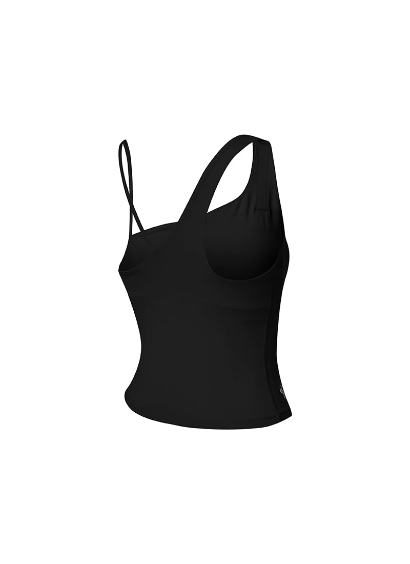 Unbalanced Strap Crop Top