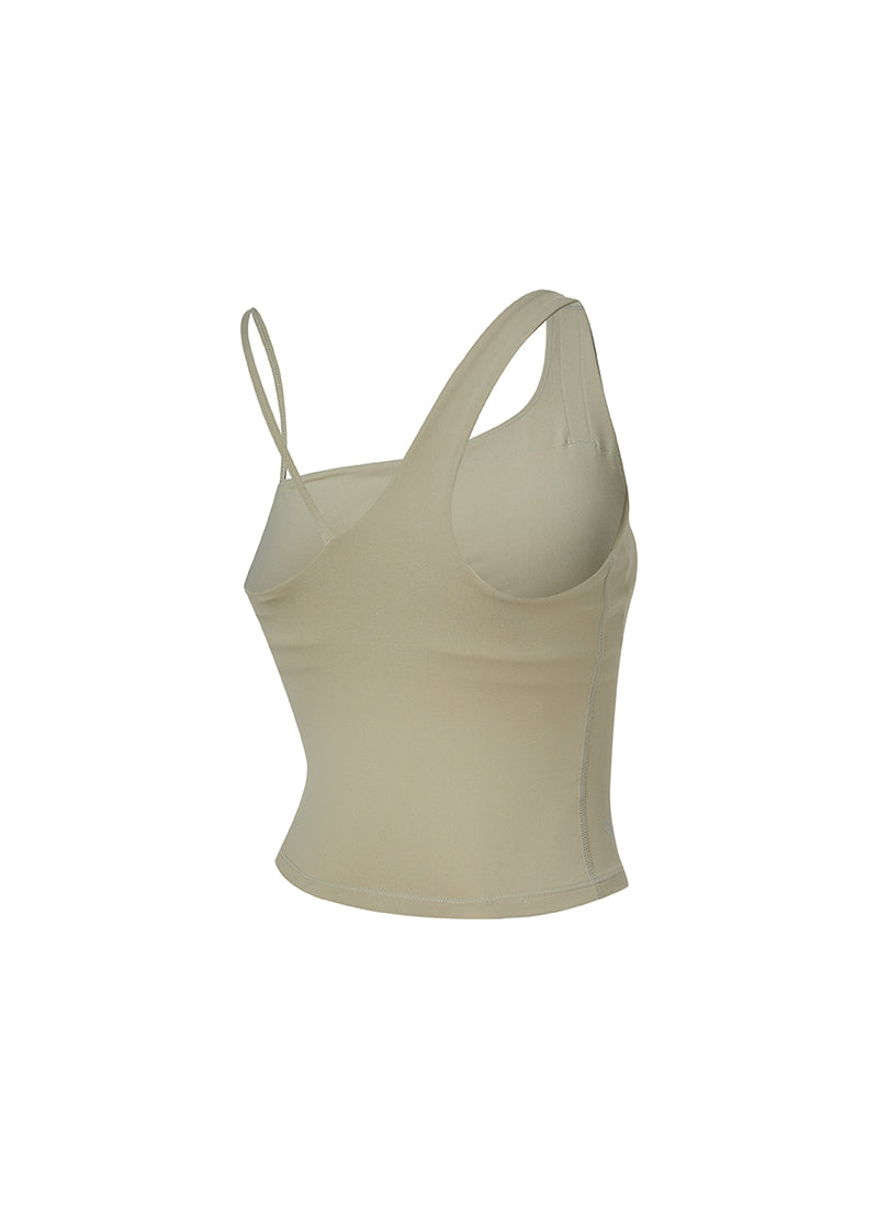 Unbalanced Strap Crop Top