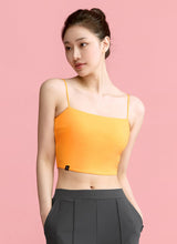 Cali String Crop Top in Mid Yellow