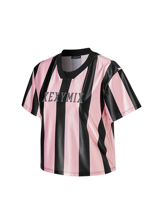 Color Block Jersey Short Sleeve