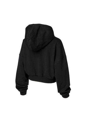 Warm Cotton Crop Hoodie