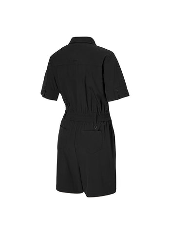 Golf Comfy Woven String Zip-Up Jumpsuit