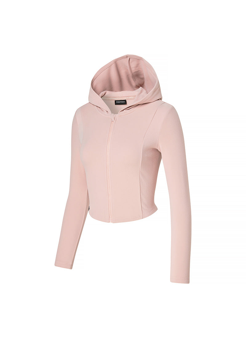 Slim Fit Napping Hood Zip-Up Jacket