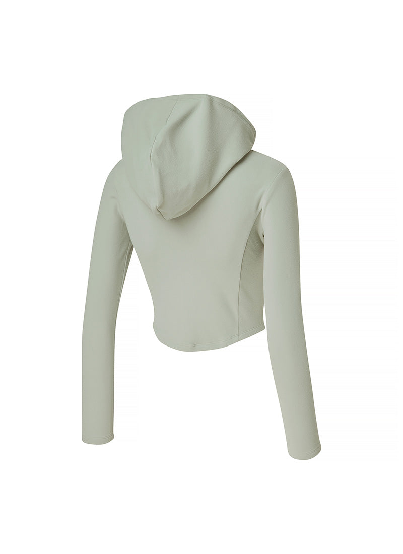 Slim Fit Napping Hood Zip-Up Jacket