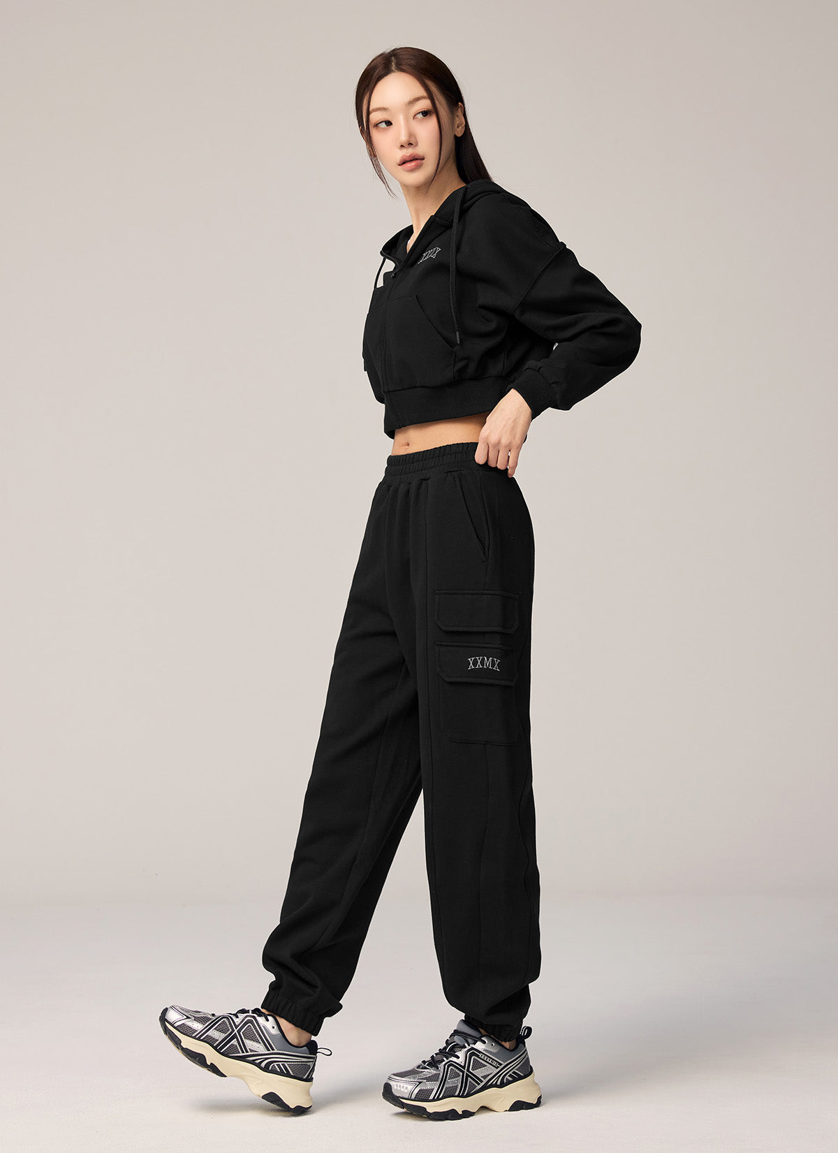 Warm Cotton Cargo Jogger Pants