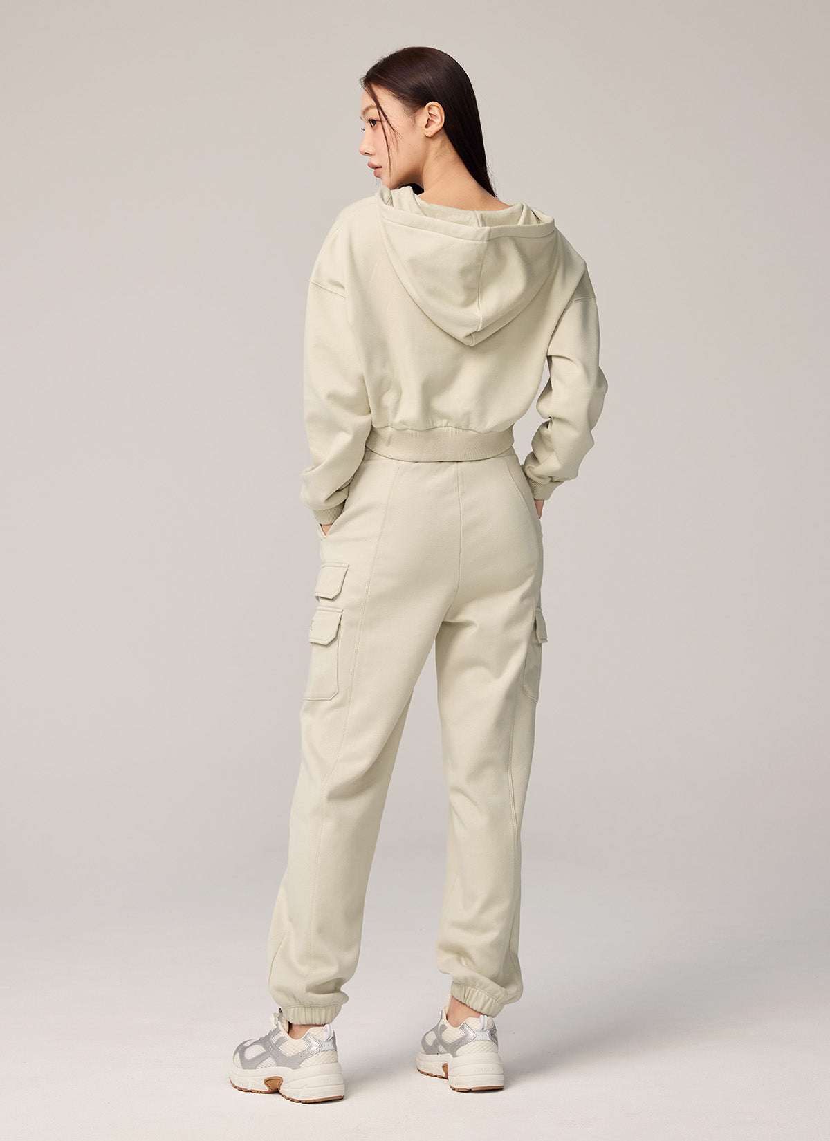 Warm Cotton Cargo Jogger Pants