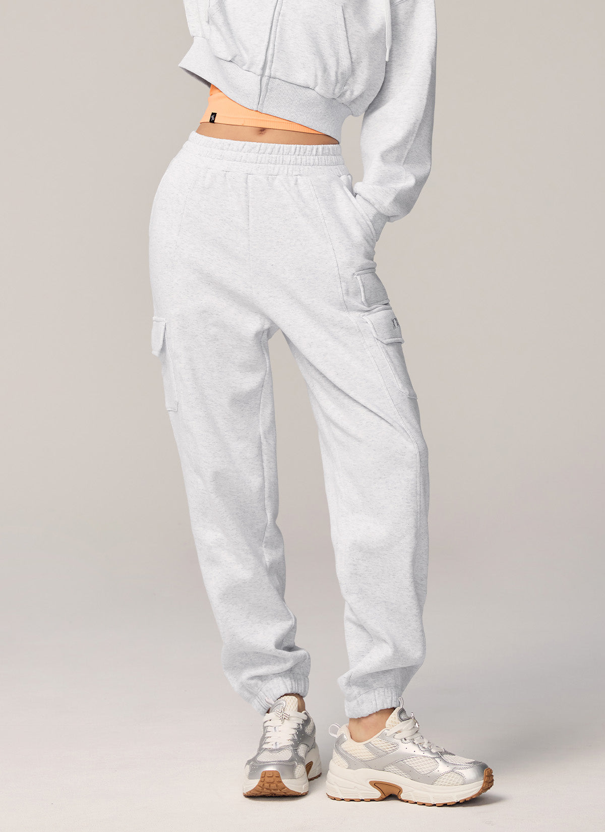 Warm Cotton Cargo Jogger Pants