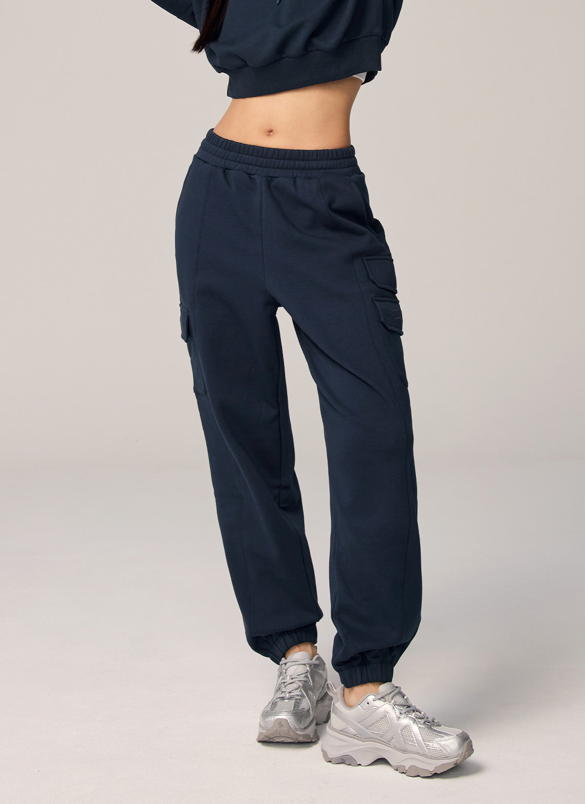 Warm Cotton Cargo Jogger Pants