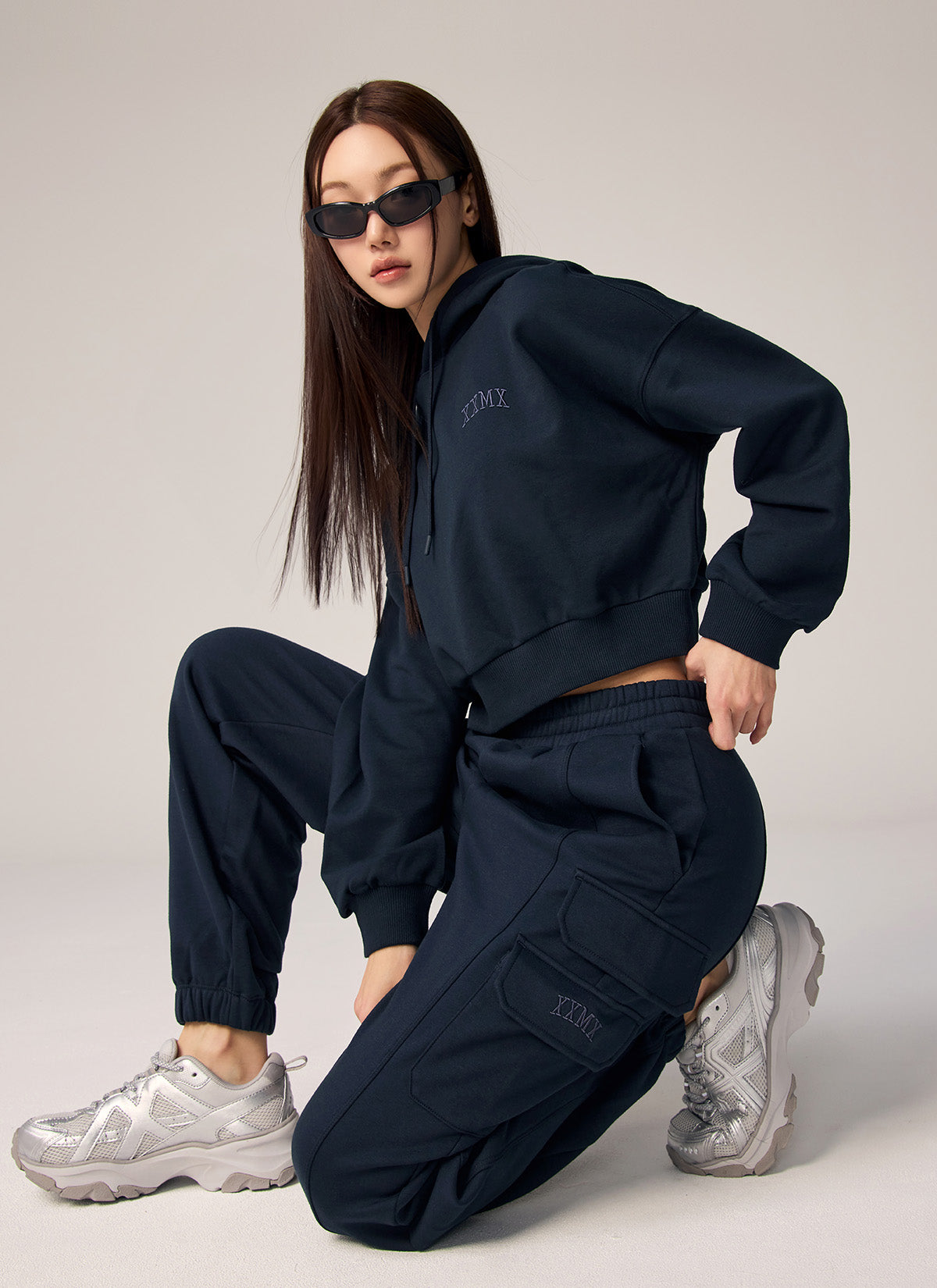 Warm Cotton Cargo Jogger Pants