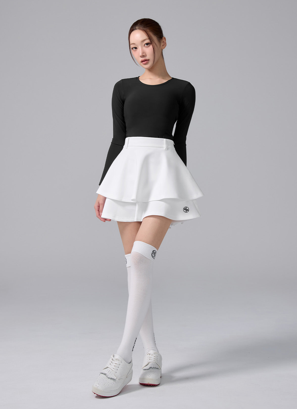 Golf Double Tiered Flare Skirt