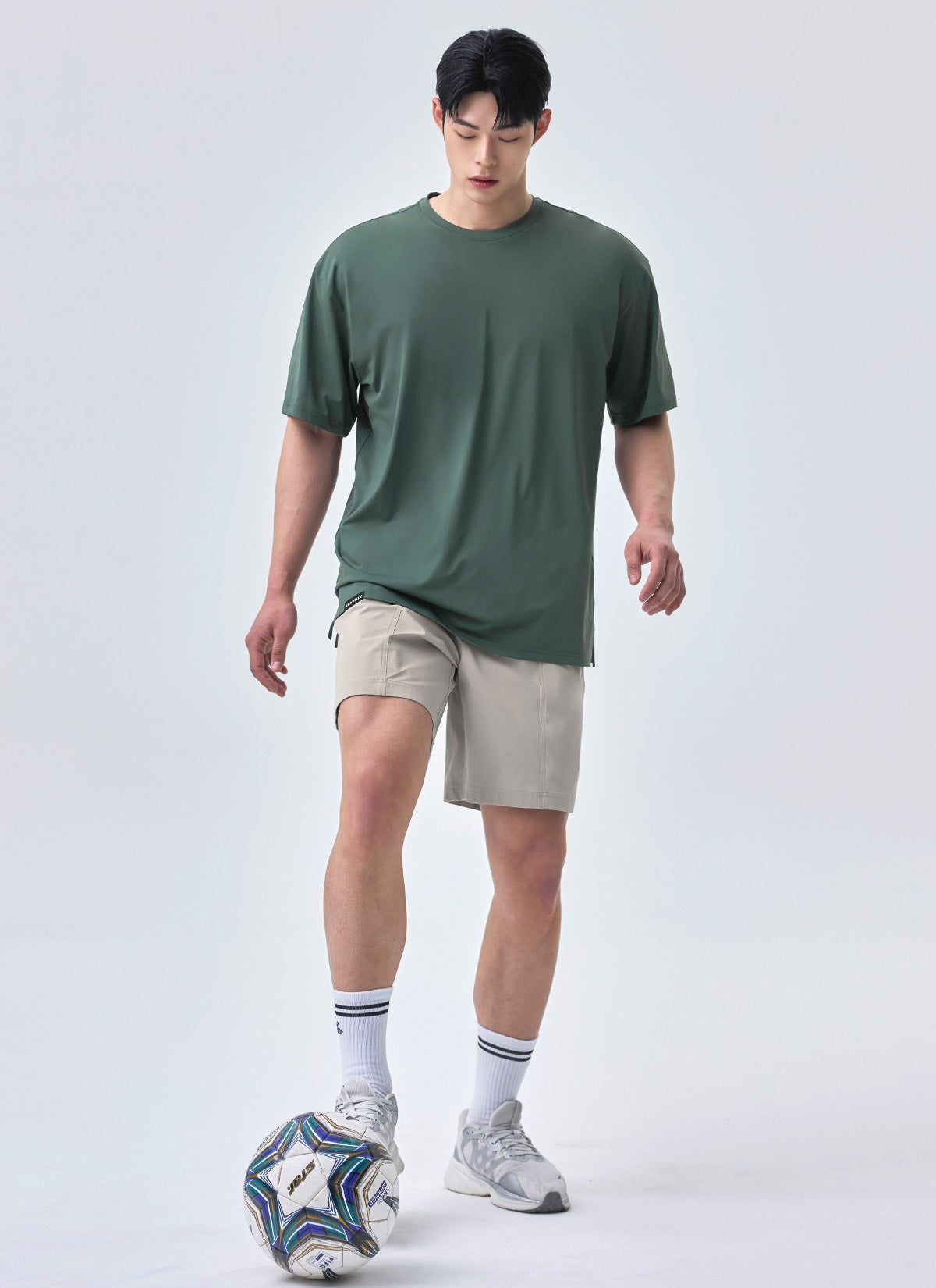 Mens Ice Feather Overfit Short Sleeve