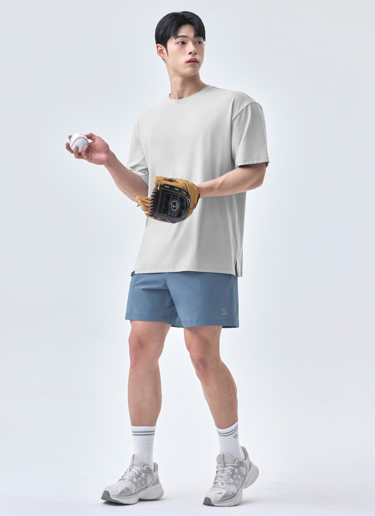 Mens Ice Feather Overfit Short Sleeve