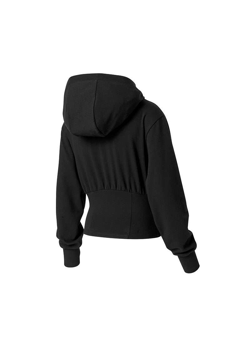 Deep V-Neck Sports Hoodie Zip Up Jaket