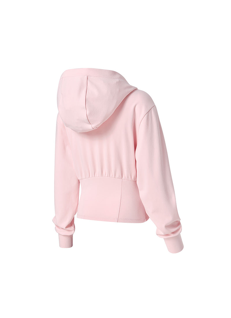 Deep V-Neck Sports Hoodie Zip Up Jaket