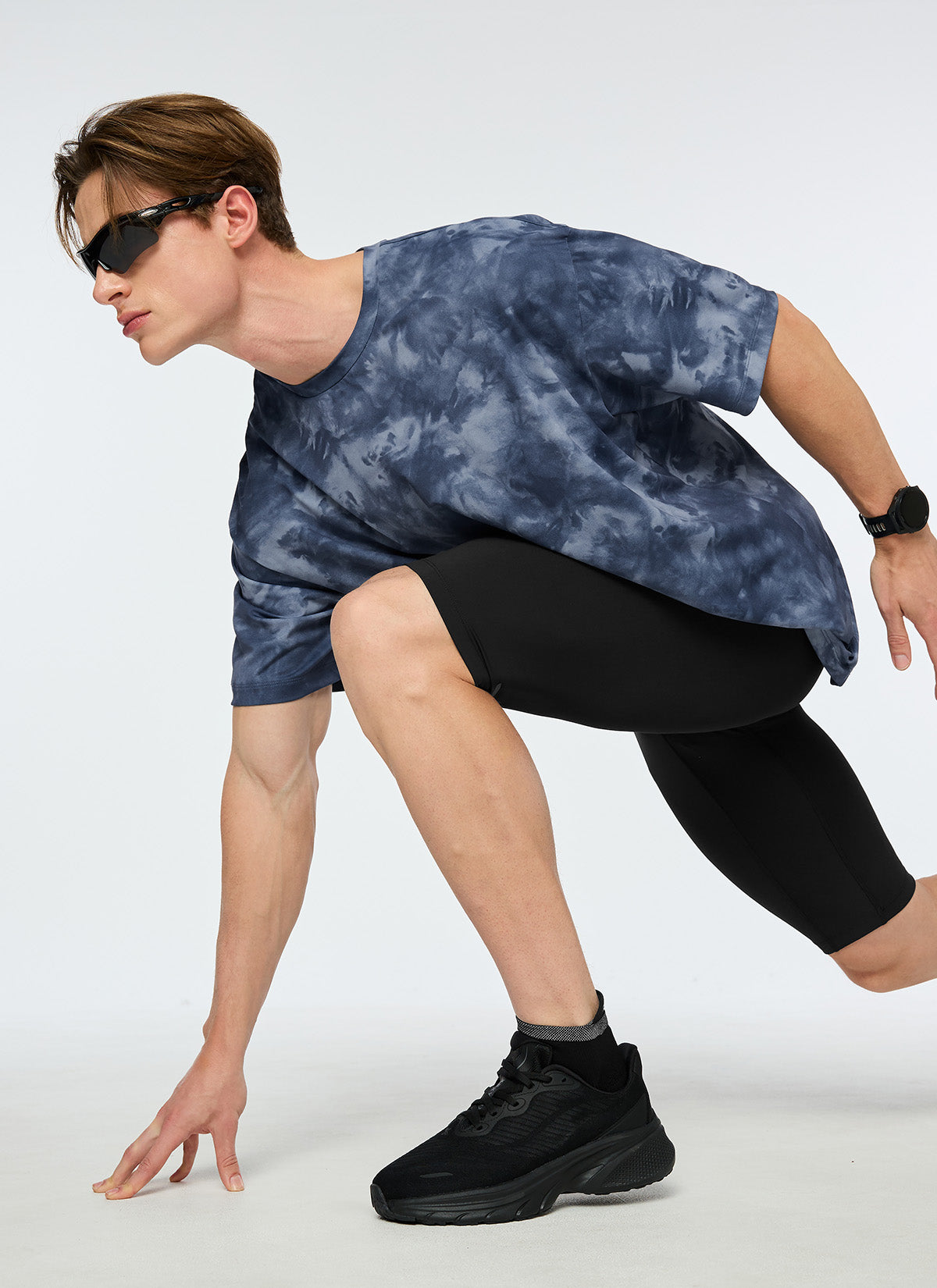 RX Men's Ice Feather Tie Dye Short Sleeve