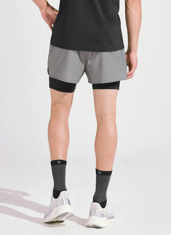 RX Men's All-Over Reflective 2-in-1 Shorts