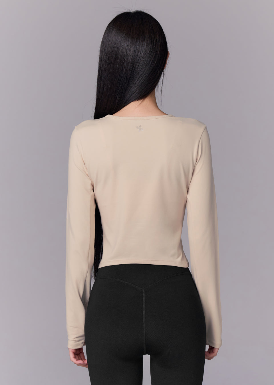 Peach-like Unbalanced Long Sleeve