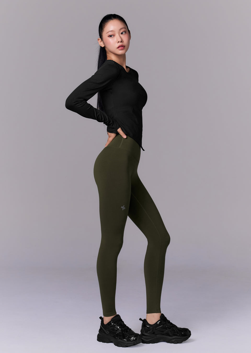 Peach-like Unbalanced Long Sleeve