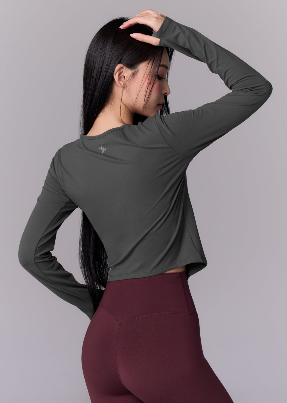 Peach-like Unbalanced Long Sleeve