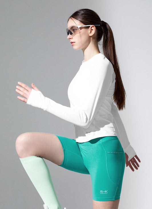 RX Mesh Mix Fingerhole Long Sleeve