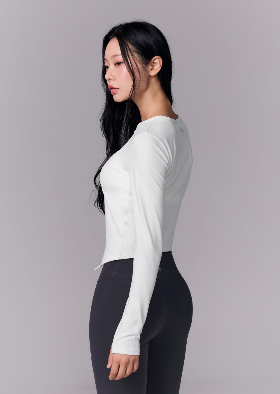 Peach-like Unbalanced Long Sleeve