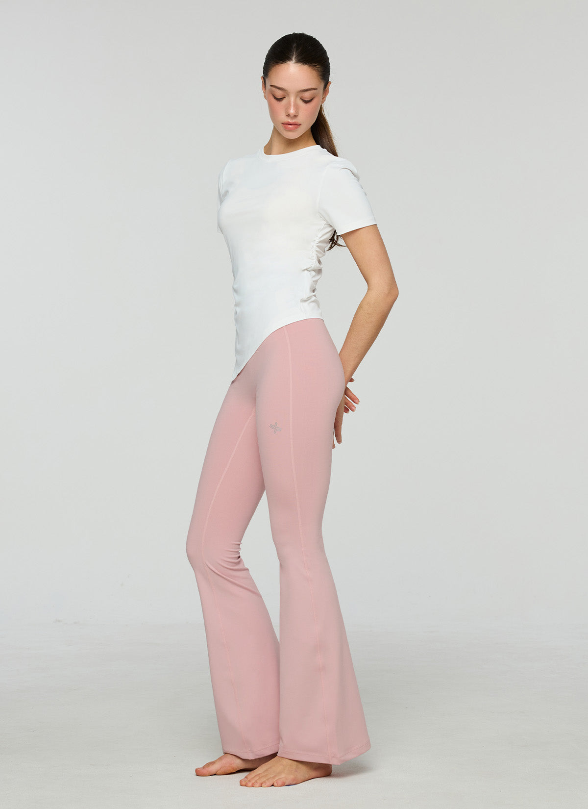 Ice Feather Light 2.0 Unbalanced Shirring Short Sleeve
