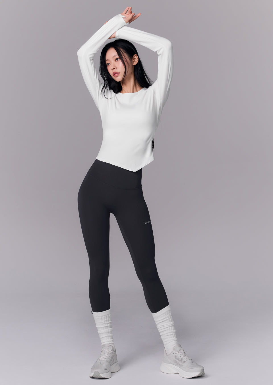 Peach-like Unbalanced Long Sleeve