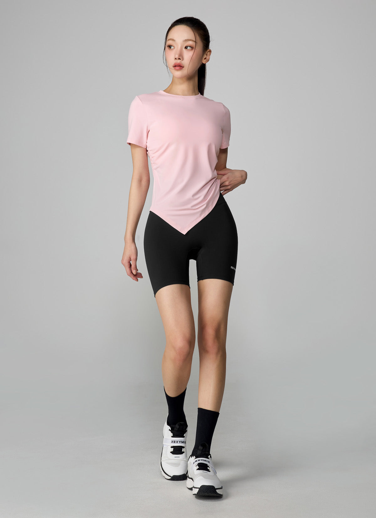 Ice Feather Light 2.0 Unbalanced Shirring Short Sleeve