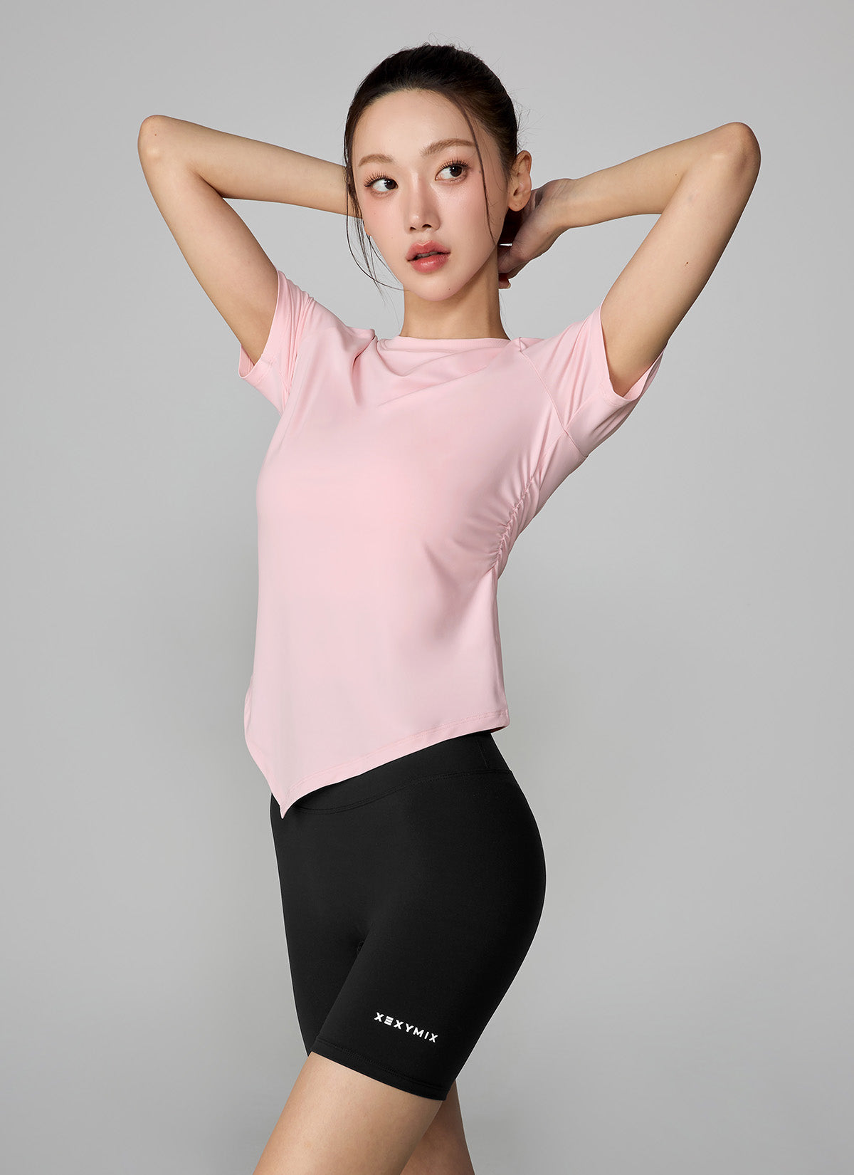 Ice Feather Light 2.0 Unbalanced Shirring Short Sleeve