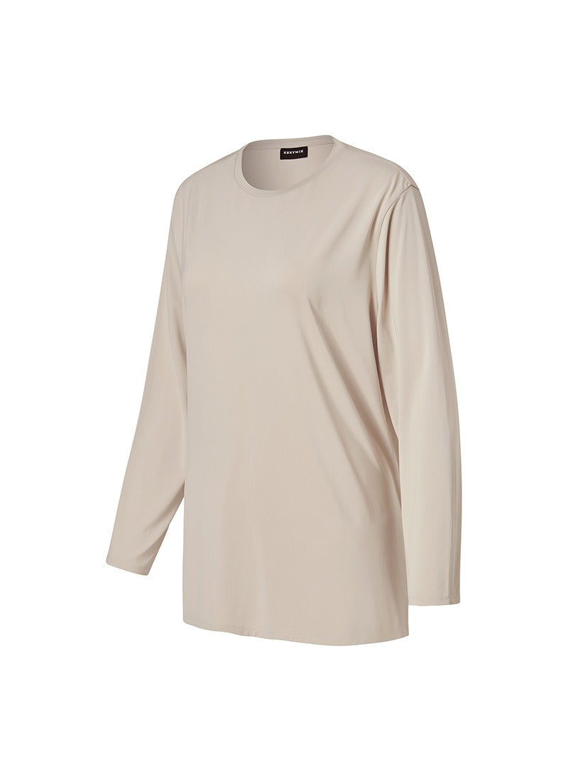 Ice Feather Light Loose Fit Long Sleeve