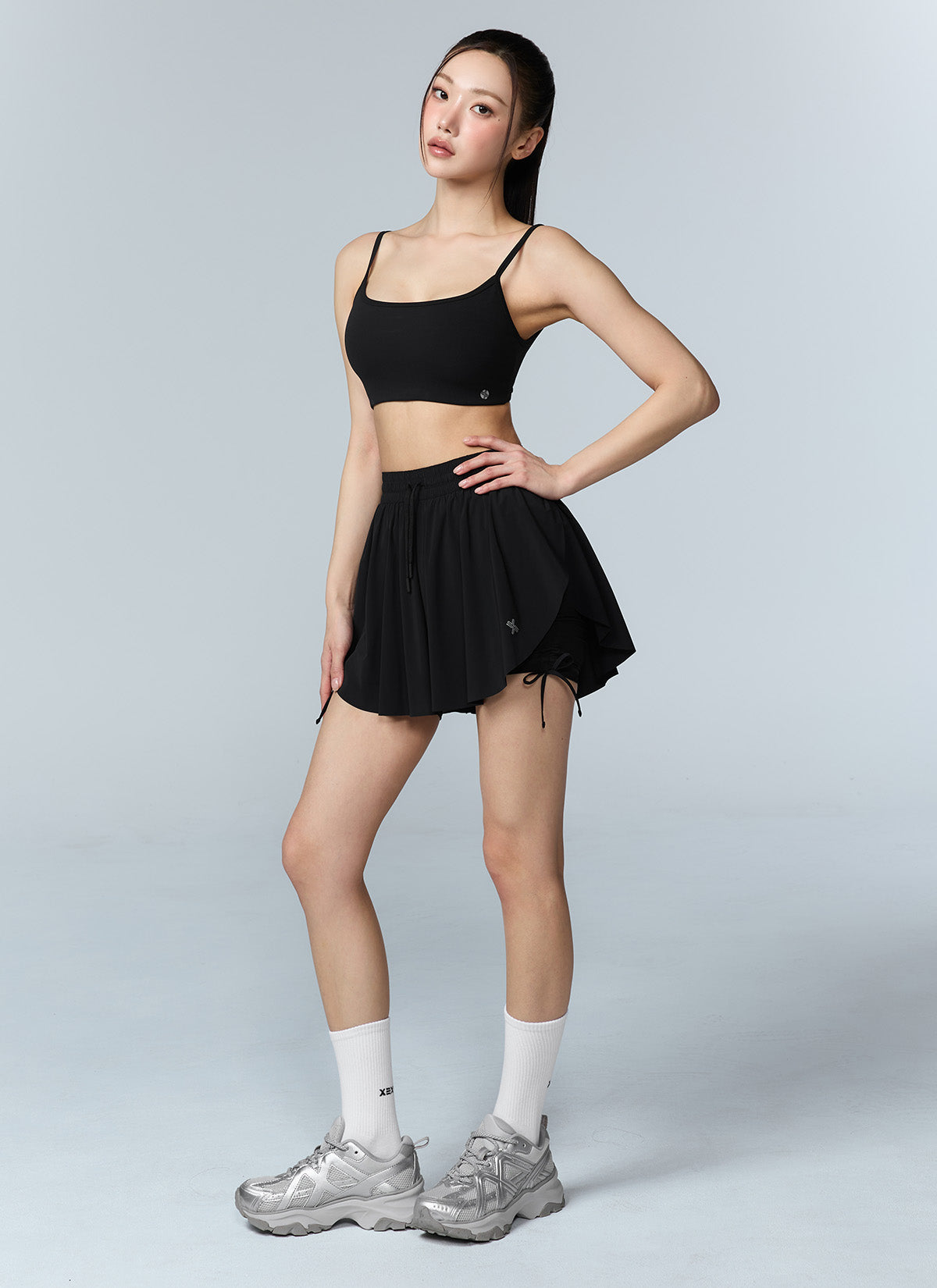 [Go Youn-Jung's Outfit] Air Light Shirring 2-in-1 Shorts