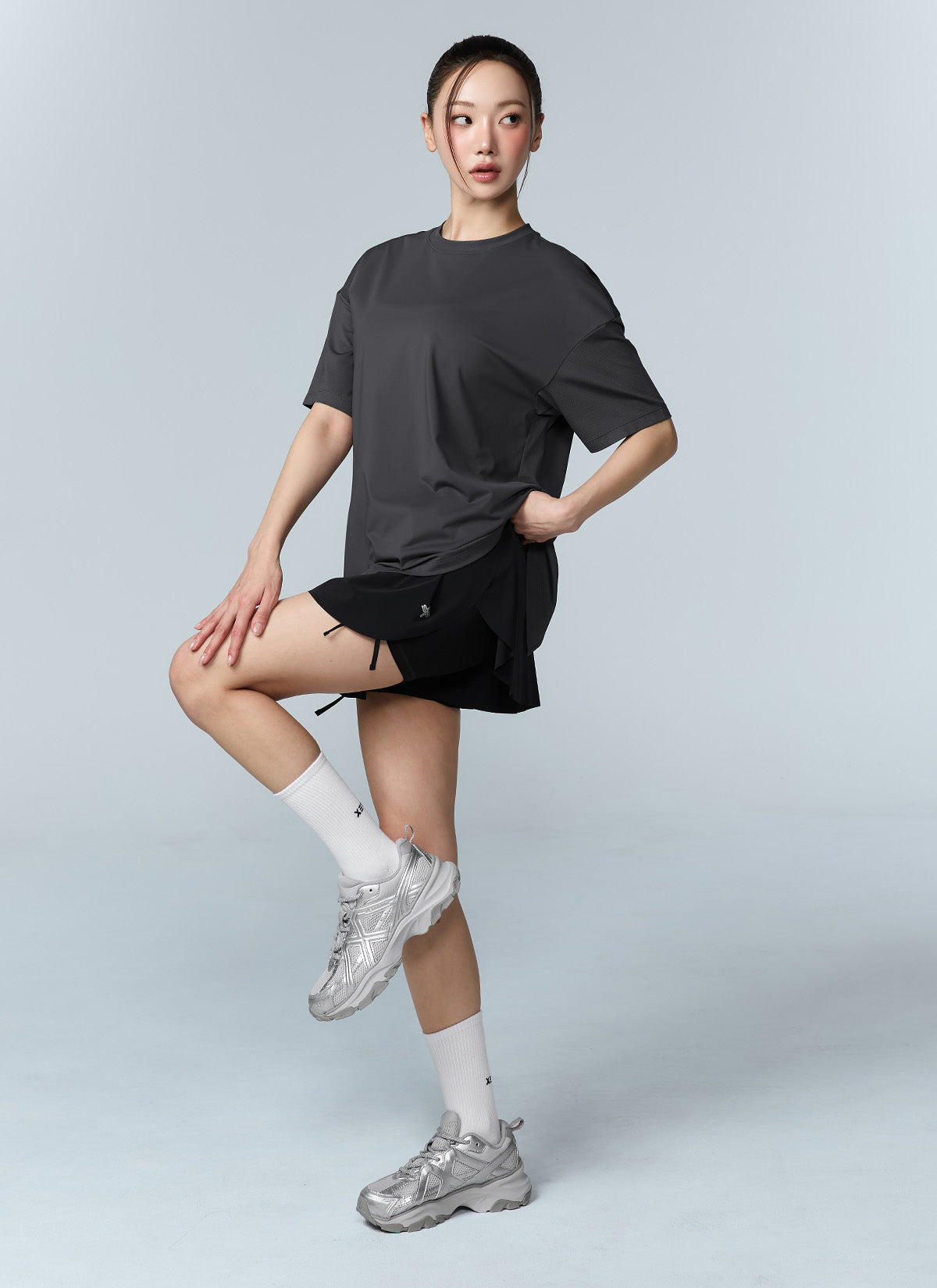[Go Youn-Jung's Outfit] Air Light Shirring 2-in-1 Shorts