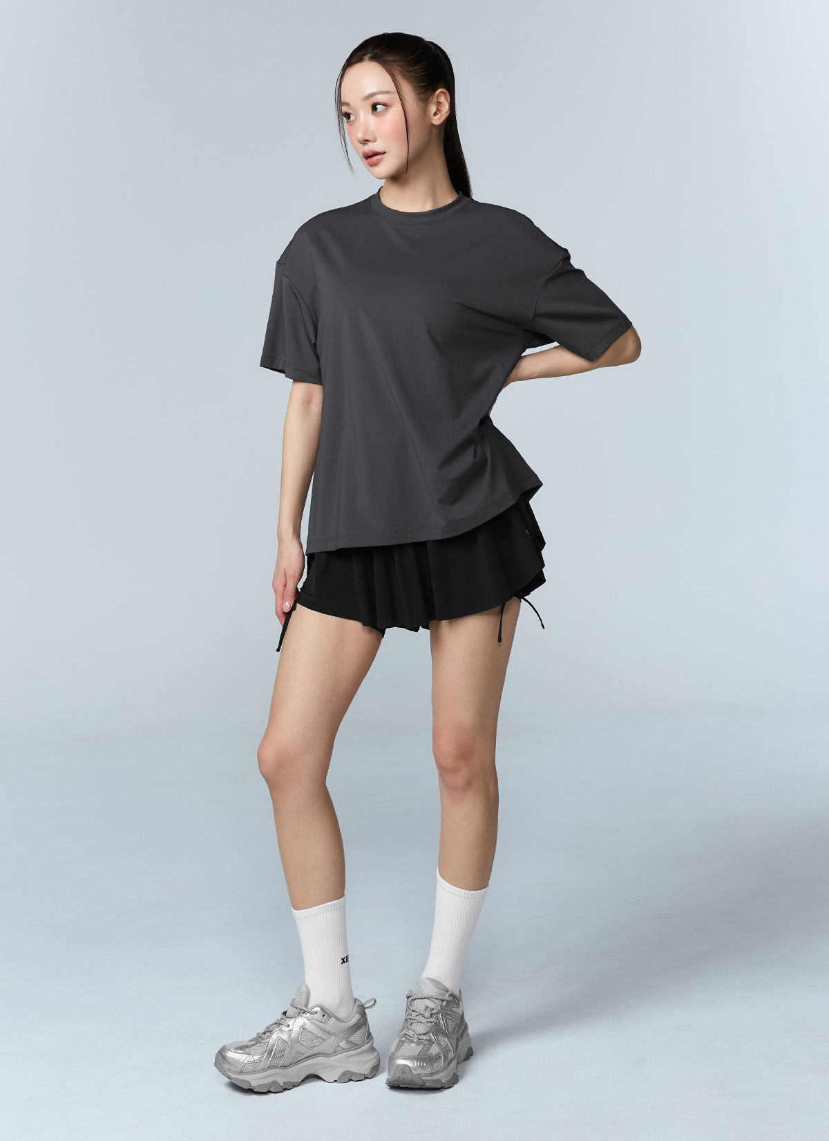 [Go Youn-Jung's Outfit] Air Light Shirring 2-in-1 Shorts