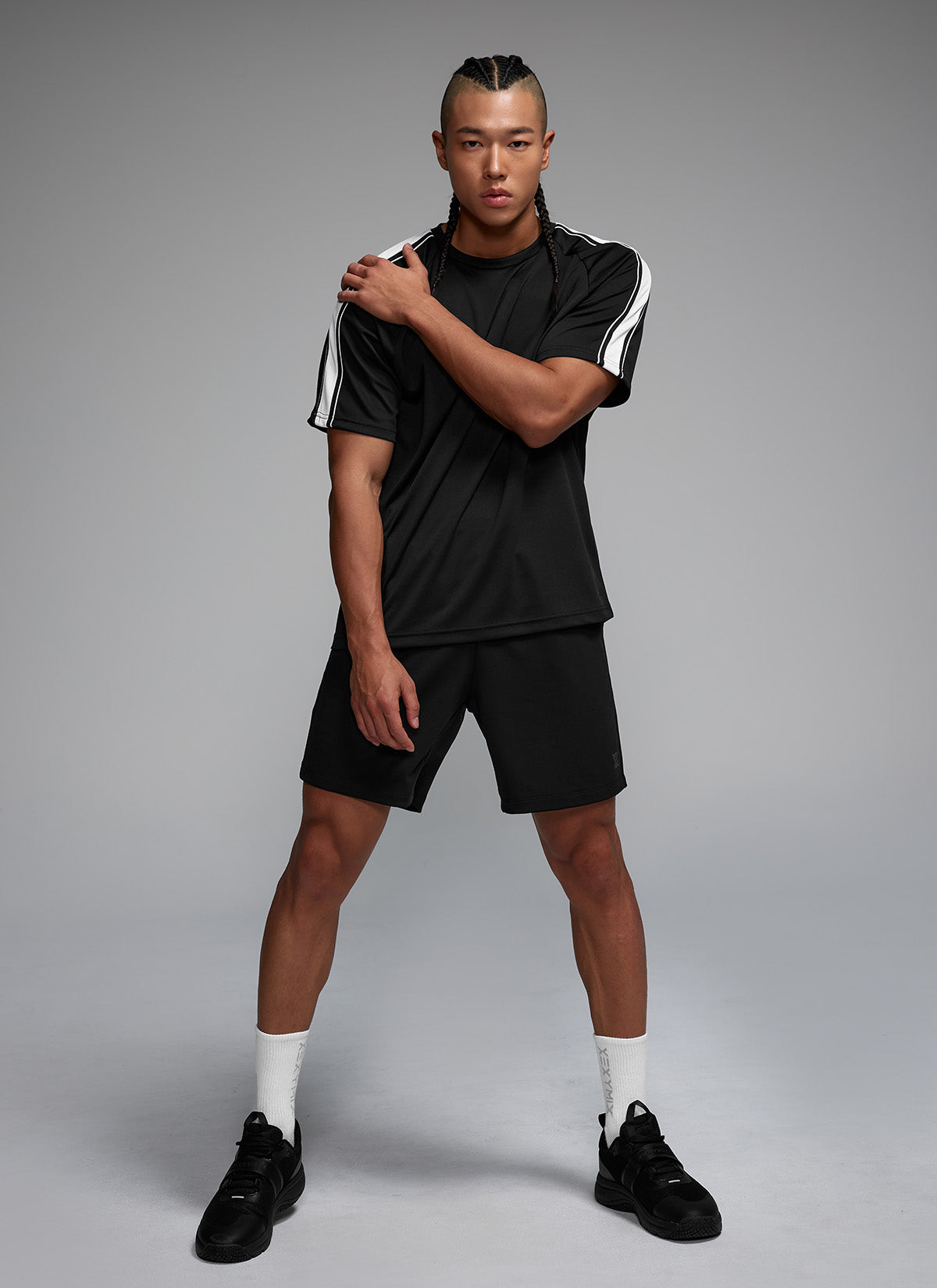 Cool Mesh Men's Color Combination Short Sleeve