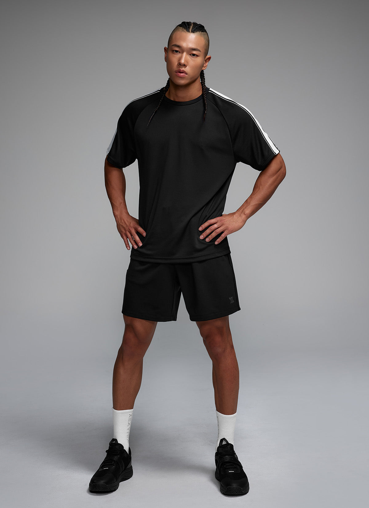 Cool Mesh Men's Color Combination Short Sleeve