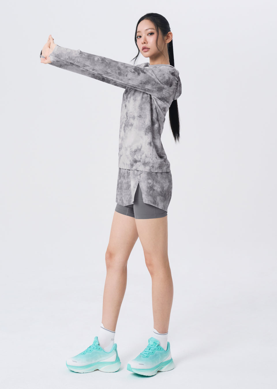 RX Mesh Run Tie-Dye Hoodie