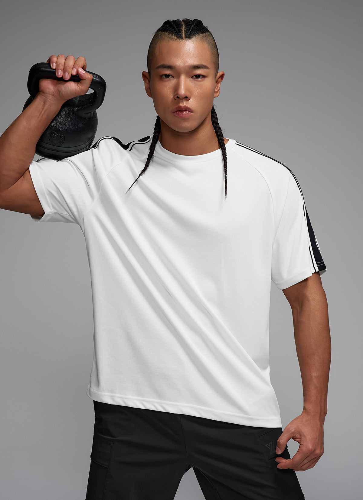 Cool Mesh Men's Color Combination Short Sleeve