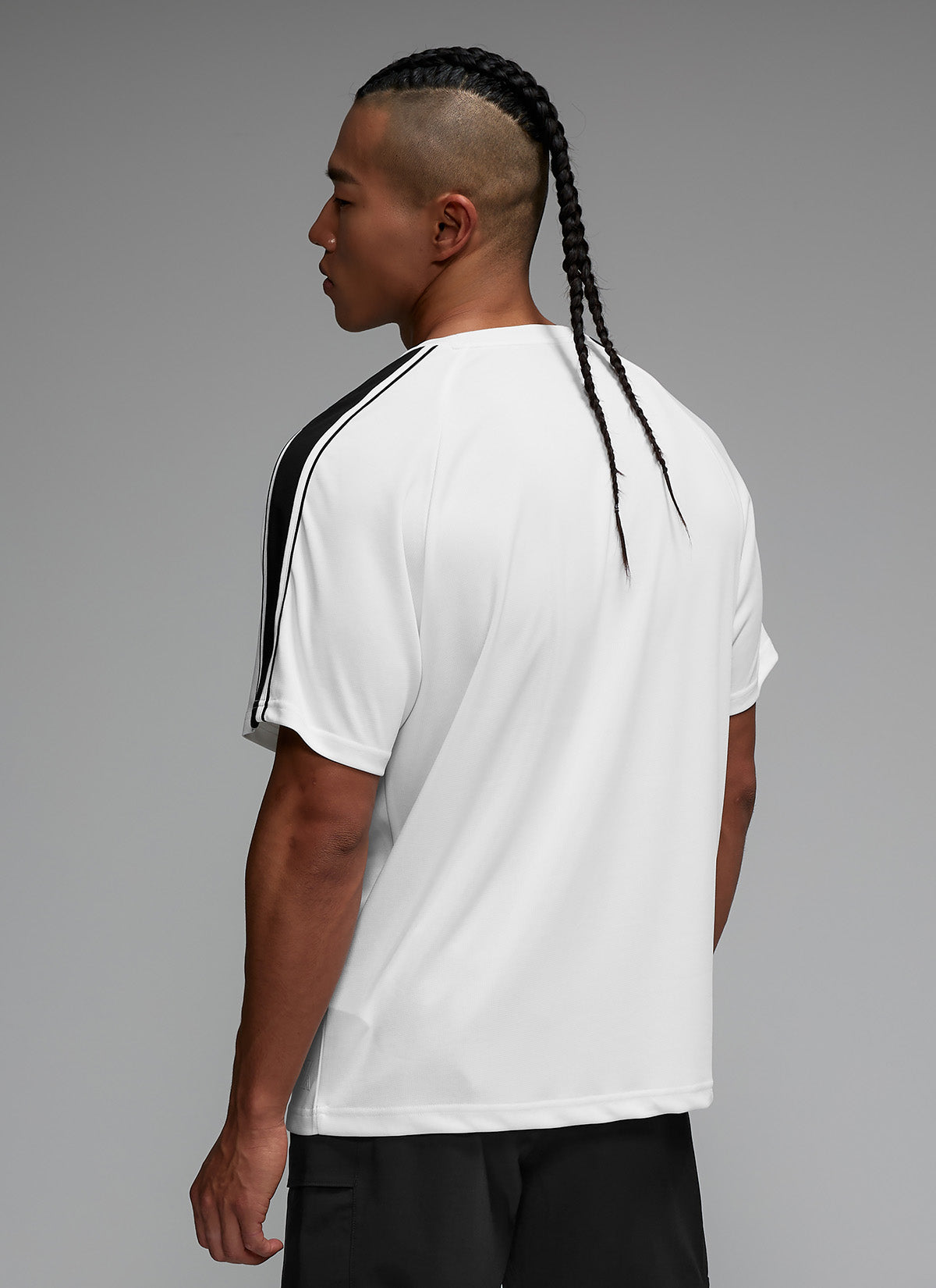Cool Mesh Men's Color Combination Short Sleeve