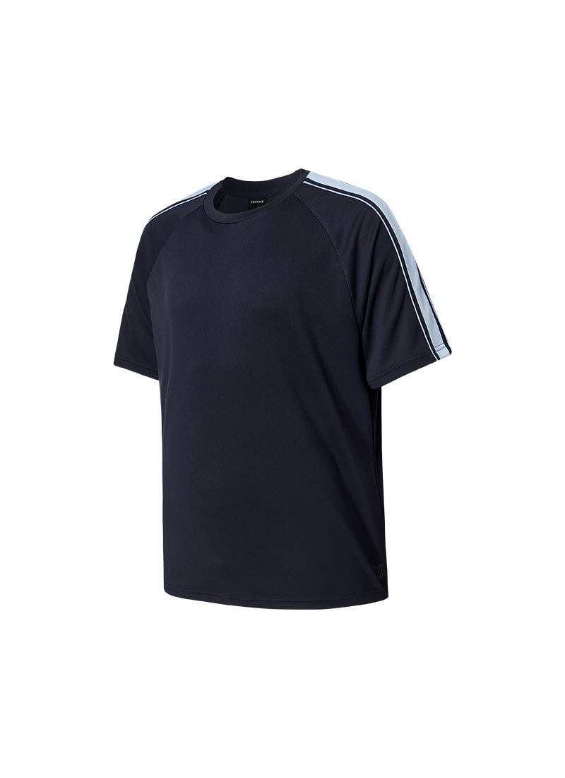 Cool Mesh Men's Color Combination Short Sleeve
