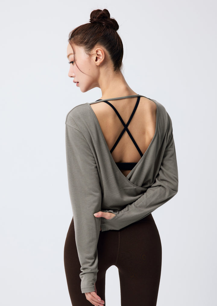 Fluid Crossbody Long Sleeve